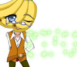 Lovely Cool fruit from Valentine English sticker #14783019