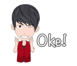 Jayden comes to Makassar sticker #14783507