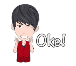 Jayden comes to Makassar sticker #14783507