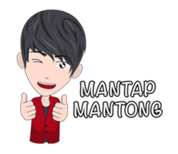 Jayden comes to Makassar sticker #14783510