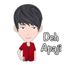 Jayden comes to Makassar sticker #14783513