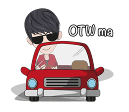 Jayden comes to Makassar sticker #14783526