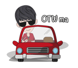 Jayden comes to Makassar sticker #14783526