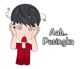 Jayden comes to Makassar sticker #14783529