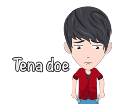 Jayden comes to Makassar sticker #14783534