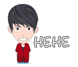 Jayden comes to Makassar sticker #14783538