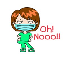 Proud to be a Nurse 2 (Scrub Nurse) sticker #14784209