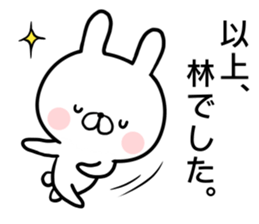 Hayashi's rabbit sticker sticker #14784433