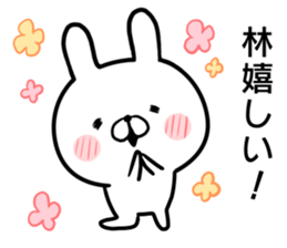 Hayashi's rabbit sticker sticker #14784434