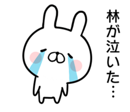 Hayashi's rabbit sticker sticker #14784435