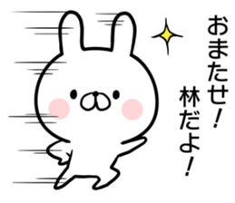 Hayashi's rabbit sticker sticker #14784441
