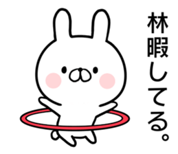 Hayashi's rabbit sticker sticker #14784442