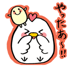 hen-san and egg-chan sticker #14784720