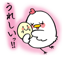 hen-san and egg-chan sticker #14784721