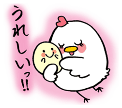 hen-san and egg-chan sticker #14784721
