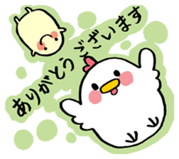 hen-san and egg-chan sticker #14784723