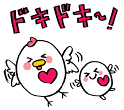 hen-san and egg-chan sticker #14784727