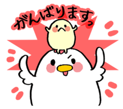 hen-san and egg-chan sticker #14784728