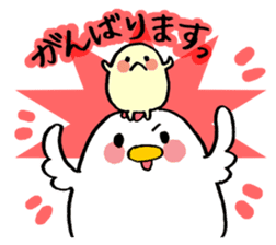 hen-san and egg-chan sticker #14784728