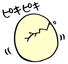 hen-san and egg-chan sticker #14784750