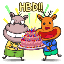 Gipopo and Deroro sticker #14785033