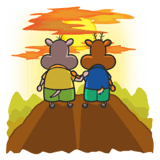 Gipopo and Deroro sticker #14785034