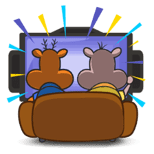 Gipopo and Deroro sticker #14785036