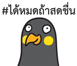 Let's Speak with Hill Myna Thai hashtag sticker #14785038