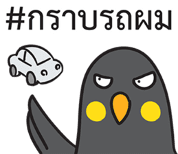 Let's Speak with Hill Myna Thai hashtag sticker #14785040