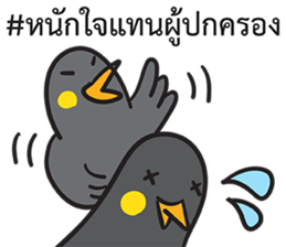 Let's Speak with Hill Myna Thai hashtag sticker #14785073