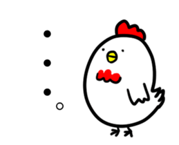 Howariva's Niwatori Moving Sticker sticker #14785539