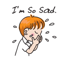 happy school boy sticker #14785955