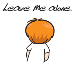 happy school boy sticker #14785956