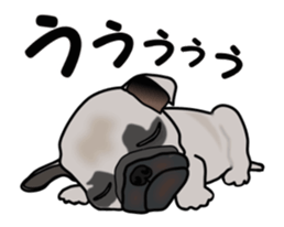 Move! Sticker of Pug sticker #14786019
