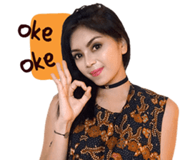 Batik Girl: Ismi Melinda sticker #14786232