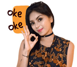 Batik Girl: Ismi Melinda sticker #14786232