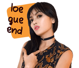 Batik Girl: Ismi Melinda sticker #14786238