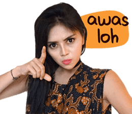 Batik Girl: Ismi Melinda sticker #14786244