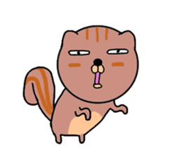 Cute a squirrel sticker #14786286