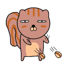 Cute a squirrel sticker #14786310