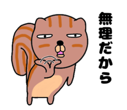 Cute a squirrel sticker #14786314