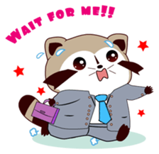 North American Raccoon (V3-Daily Life) sticker #14786591