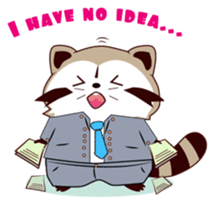 North American Raccoon (V3-Daily Life) sticker #14786594