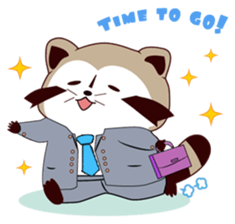 North American Raccoon (V3-Daily Life) sticker #14786595