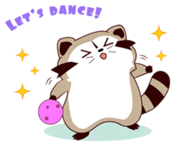North American Raccoon (V3-Daily Life) sticker #14786600