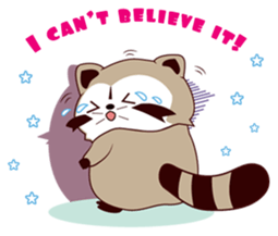 North American Raccoon (V3-Daily Life) sticker #14786601