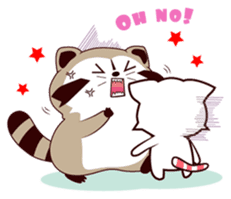 North American Raccoon (V3-Daily Life) sticker #14786610