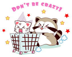 North American Raccoon (V3-Daily Life) sticker #14786620