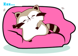 North American Raccoon (V3-Daily Life) sticker #14786627