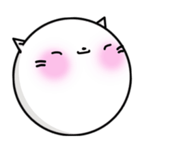 Nekodama(Cat ball) 8pieces sticker #14786843